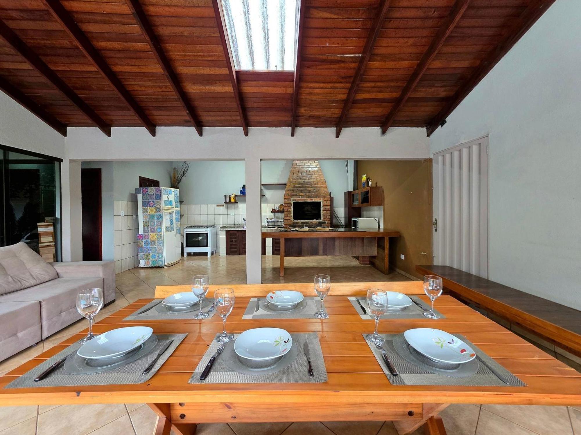 Casa de férias 7 Quartos - ótima área De Lazer Prox Centro E Cataratas *